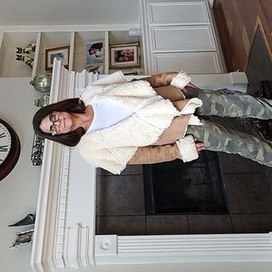 Faux suede woman's jacket small